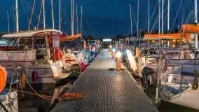 Stanica Wodna Stranda po zmierzchu, lipiec 2021 - zdjęcie 22