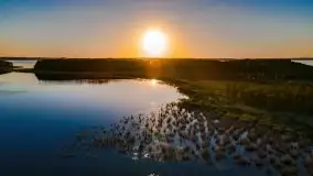 Jezioro Kirsajty o zachodzie słońca - zdjęcie 13