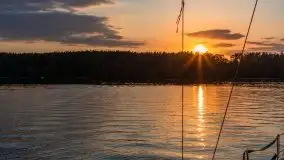 Zachód nad jeziorem Bełdany, koniec czerwca 2021 r. - zdjęcie 2