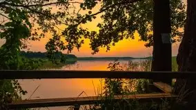 Zachód słońca nad jeziorem Kirsajty - zdjęcie 19