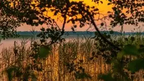 Zachód słońca nad jeziorem Kirsajty - zdjęcie 11