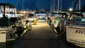 Nocne Mikołajki, Wioska Żeglarska i część promenady - zdjęcie 24