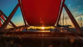 Zachód słońca nad jeziorem Bocznym, czerwiec 2021 r. - zdjęcie 9