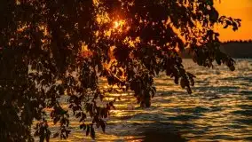 Zachód słońca nad jeziorem Dejguny, lipiec 2021 r. - zdjęcie 17