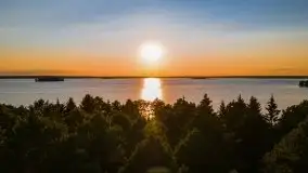 Zachód słońca w Fuledzie nad jeziorem Dobskim - zdjęcie 7