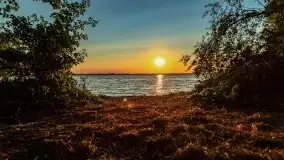 Zachód słońca w Fuledzie nad jeziorem Dobskim - zdjęcie 28