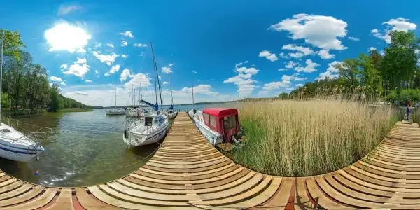 3 przystanie przy Bełdanach w Piaskach, Popielnie i Wierzbie