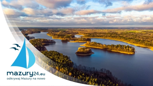 Styczniowe Wydminy i jezioro Wydmińskie