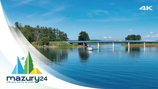 Szlaki WJM - jeziora Dargin, Kirsajty, Mamry, Przystań, 4K