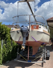 Sprzedam jacht żaglowy KOMPROMIS 720 z przyczepą – Gotowy do żeglugi! - zdjęcie 13