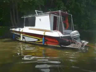 jacht motorowy, mały hausboot - zdjęcie 5