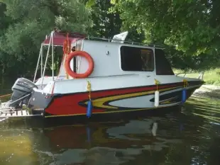 jacht motorowy, mały hausboot - zdjęcie 2