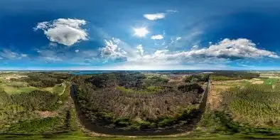 Kanał Mazurski, niedaleko śluzy Guja Piaski
