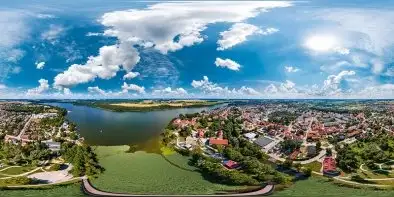 Olecko i jezioro Olecko Wielkie