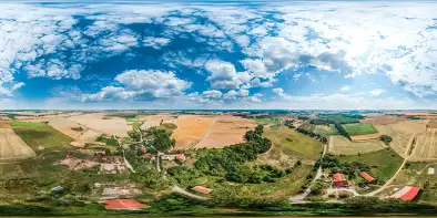 Wieś Pręgowo, sierpień 2022 roku