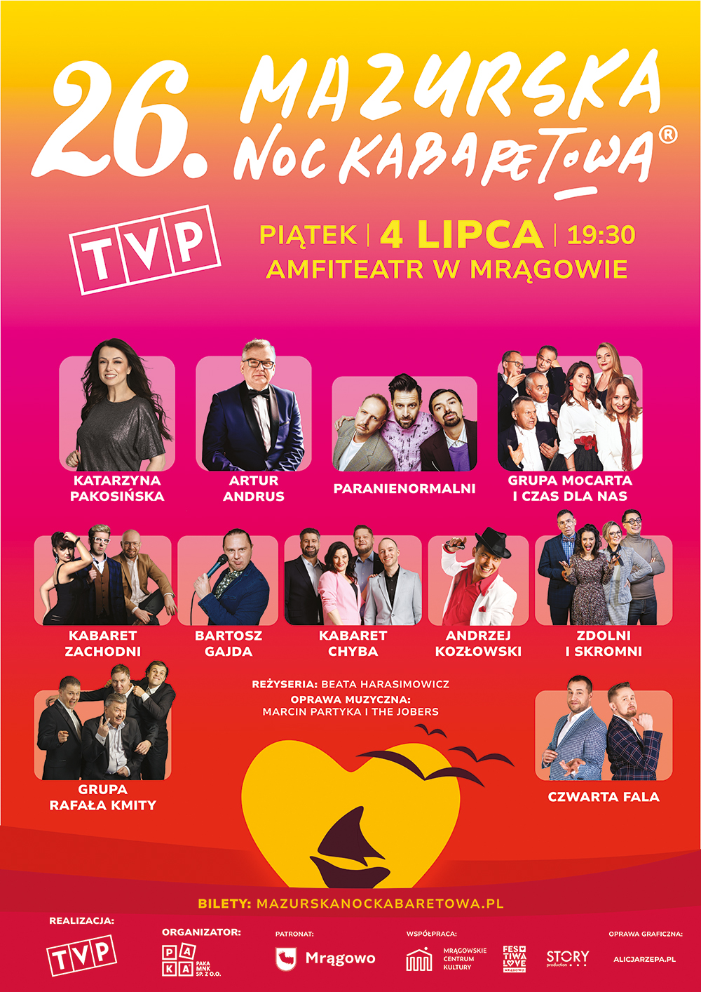 Powraca Mazurska Noc Kabaretowa. Rejs Miłości już 4 lipca w TVP2