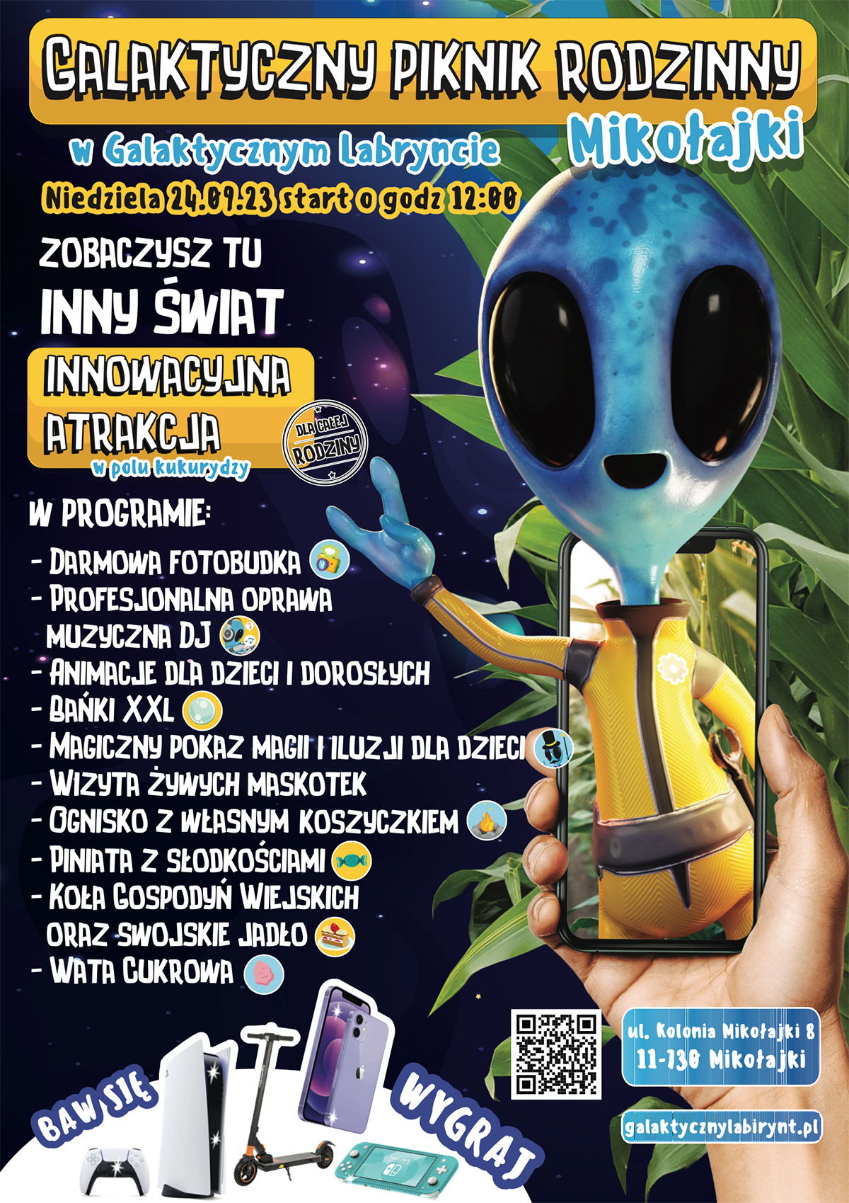 Galaktyczny Piknik Rodzinny w Mikołajkach już dziś