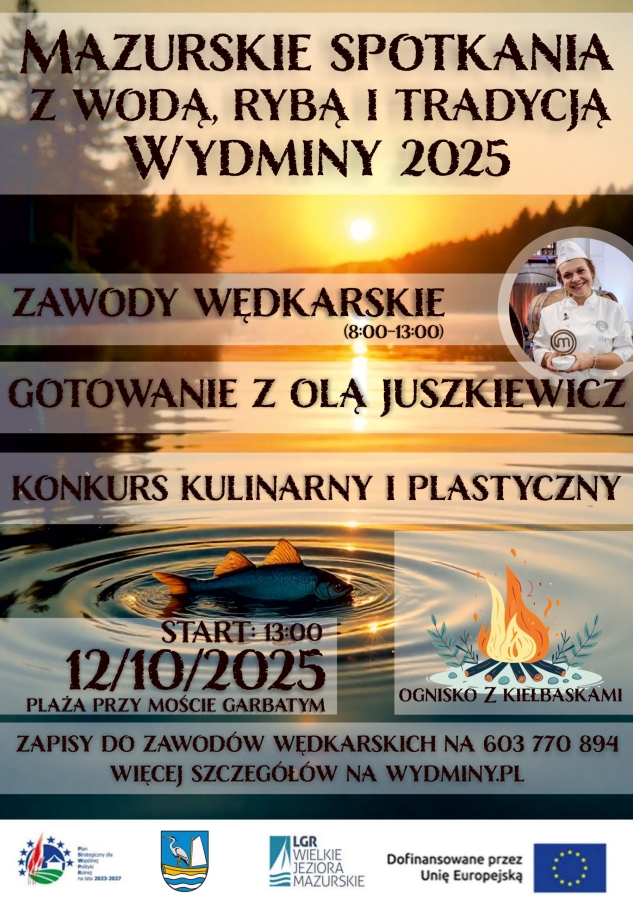 Mazurskie spotkania z wodą, rybą i tradycją – Wydminy 2025 
